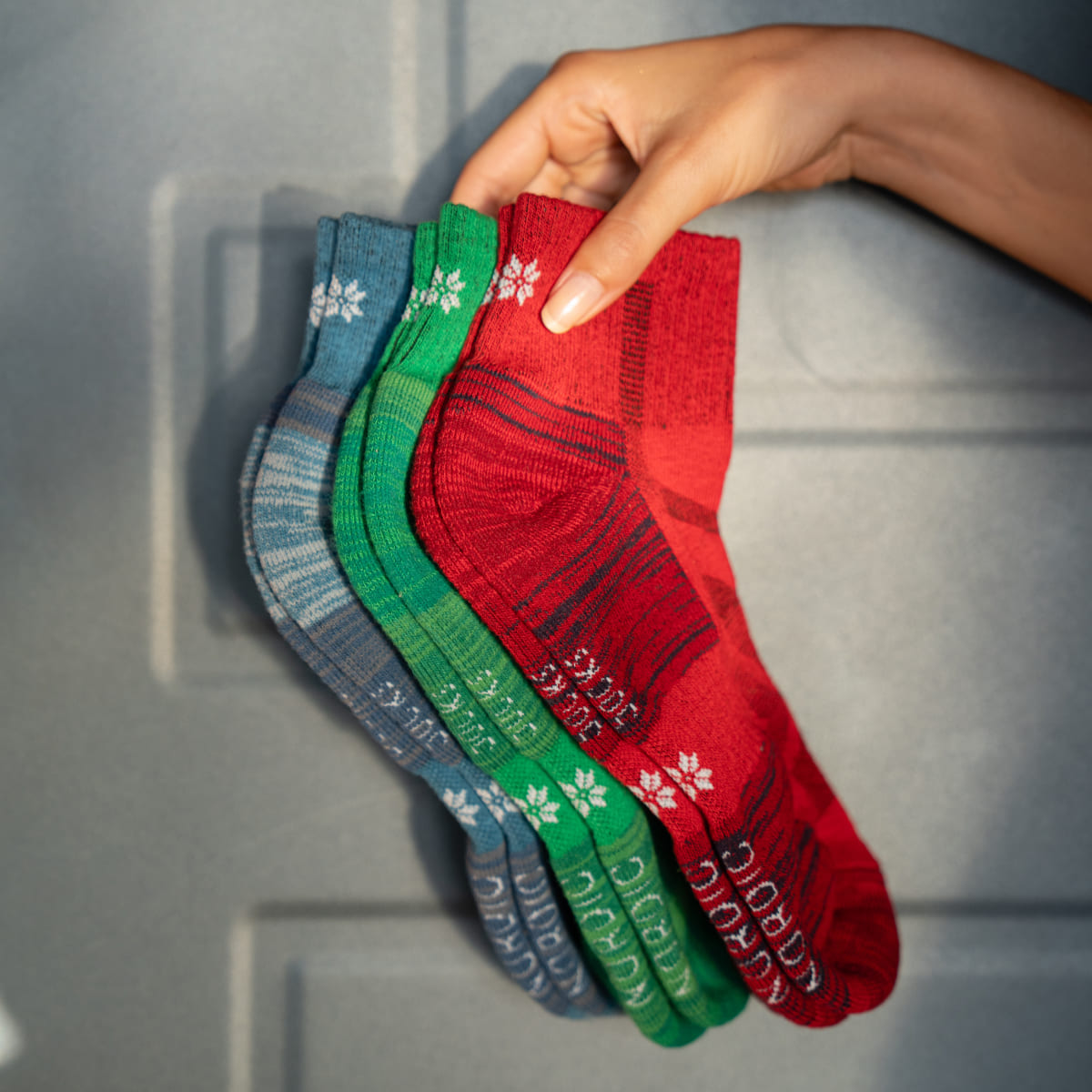 Hiking - Bunt Knöchellang (3 Paar)