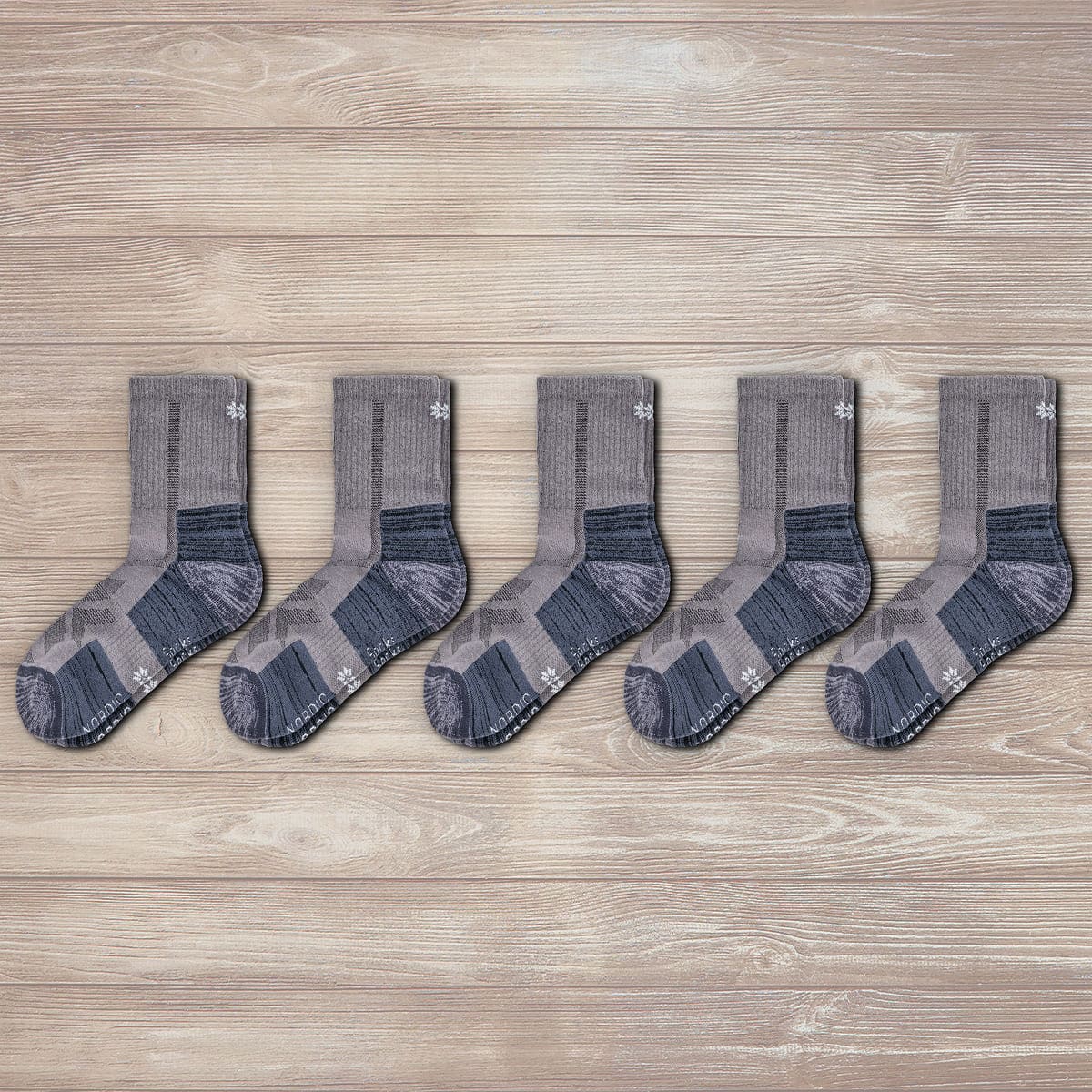 Hiking - Grau (5 Paar)