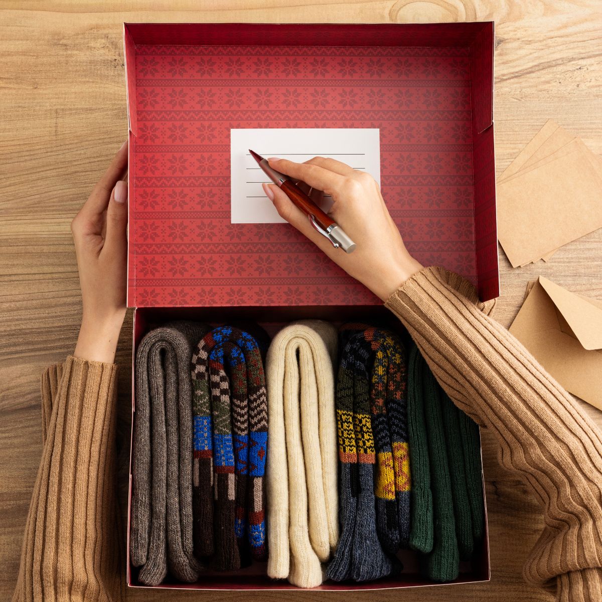 Nordic - Leere Geschenkbox