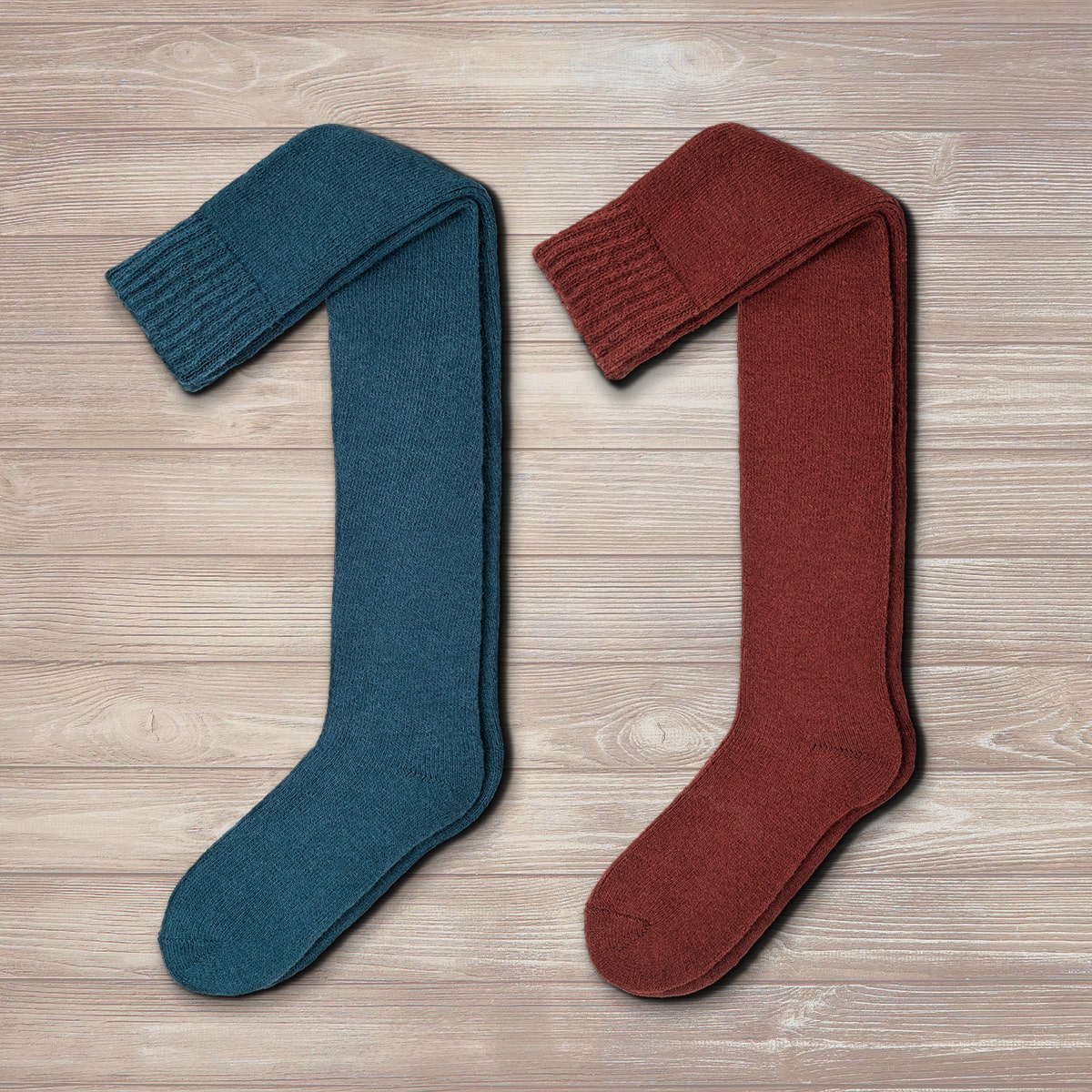 Elements Overknee-Socken (2 Paar)